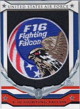 2008 Topps - NFL Honor Roll Command Patches #HRP-FF F-16 Fighting Falcon Front