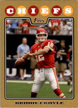 2008 Topps - Gold #15 Brodie Croyle Front