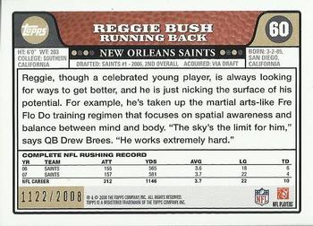 2008 Topps - Gold #60 Reggie Bush Back