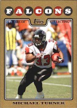 2008 Topps - Gold #108 Michael Turner Front