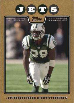 2008 Topps - Gold #114 Jerricho Cotchery Front