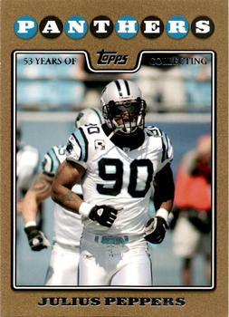 2008 Topps - Gold #222 Julius Peppers Front