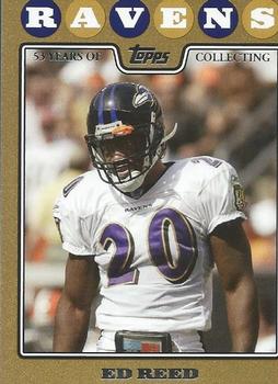 2008 Topps - Gold #266 Ed Reed Front