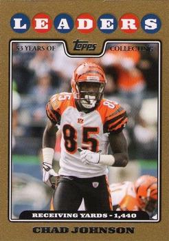 2008 Topps - Gold #294 Chad Johnson Front