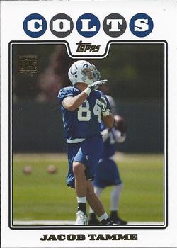 2008 Topps - Gold Foil #385 Jacob Tamme Front