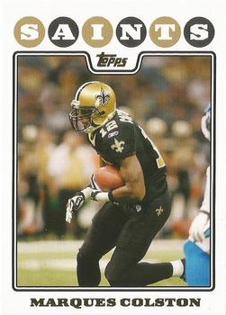2008 Topps - Gold Foil #137 Marques Colston Front