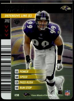 2001 NFL Showdown 1st Edition #038 Michael McCrary Front