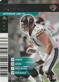 2001 NFL Showdown 1st Edition #190 Tony Boselli Front
