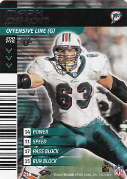 2001 NFL Showdown 1st Edition #218 Mark Dixon Front