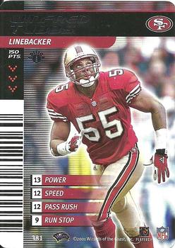 2001 NFL Showdown 1st Edition #381 Winfred Tubbs Front