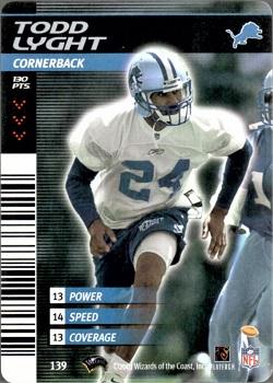 2001 NFL Showdown 1st & Goal #139 Todd Lyght Front