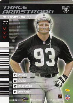 2001 NFL Showdown 1st & Goal #153 Trace Armstrong Front