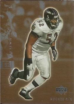 2001 Upper Deck Rookie F/X #9 Ray Lewis Front