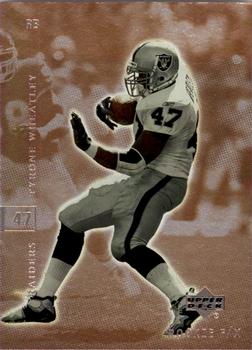 2001 Upper Deck Rookie F/X #64 Tyrone Wheatley Front