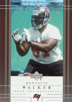 2001 Upper Deck Rookie F/X #289 Kenyatta Walker Front