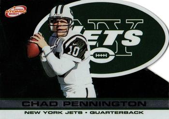 2001 Pacific Prism Atomic #100 Chad Pennington Front
