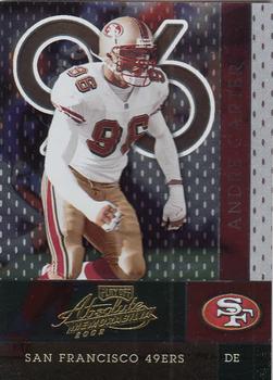 2002 Playoff Absolute Memorabilia #5 Andre Carter Front