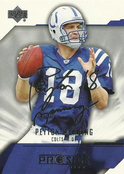 2004 UD Diamond Pro Sigs #39 Peyton Manning Front