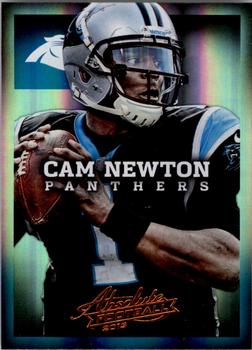 2013 Panini Absolute #15 Cam Newton Front