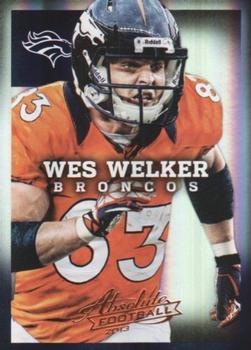 2013 Panini Absolute #32 Wes Welker Front