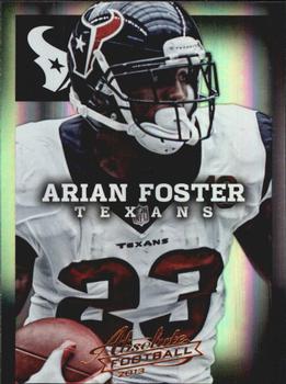 2013 Panini Absolute #42 Arian Foster Front