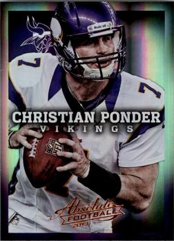 2013 Panini Absolute #55 Christian Ponder Front