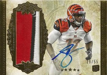 2012 Topps Five Star - Rookie Autographed Patch Gold Jumbo #167 Mohamed Sanu Front