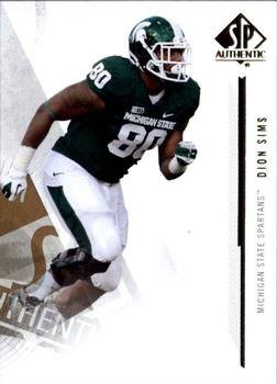 2013 SP Authentic #80 Dion Sims Front