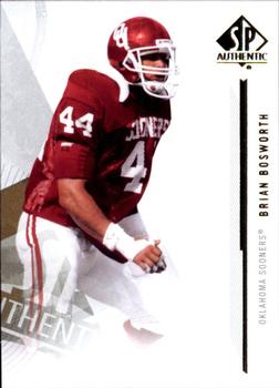 2013 SP Authentic #134 Brian Bosworth Front