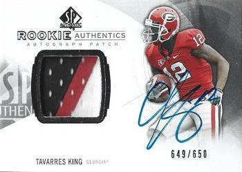 2013 SP Authentic #161 Tavarres King Front