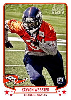 2013 Topps Magic #10 Kayvon Webster Front