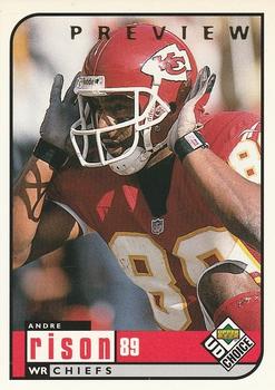 1998 UD Choice Previews #84 Andre Rison Front