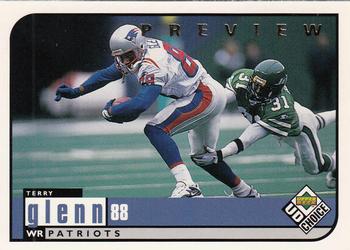 1998 UD Choice Previews #110 Terry Glenn Front