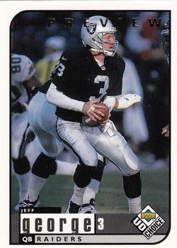 1998 UD Choice Previews #129 Jeff George Front