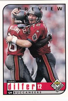 1998 UD Choice Previews #173 Trent Dilfer Front