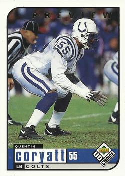 1998 UD Choice Previews #76 Quentin Coryatt Front