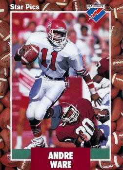 1991 Star Pics #40 Andre Ware Front