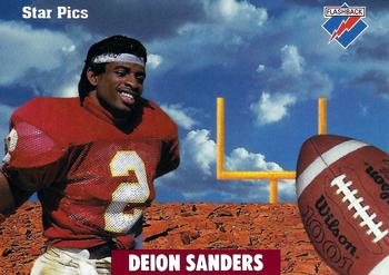 1991 Star Pics #80 Deion Sanders Front