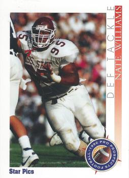 1992 Star Pics #95 Nate Williams Front