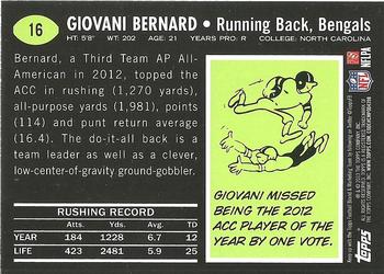 2013 Topps - 1969 Green #16 Giovani Bernard Back
