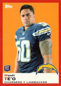 2013 Topps - 1969 Red #24 Manti Te'o Front