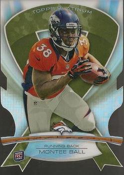 2013 Topps Platinum - Camo Die Cut #ABMDC-MB Montee Ball Front