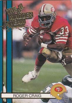1990 Action Packed All-Madden #32 Roger Craig Front