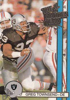 1990 Action Packed All-Madden #20 Greg Townsend Front