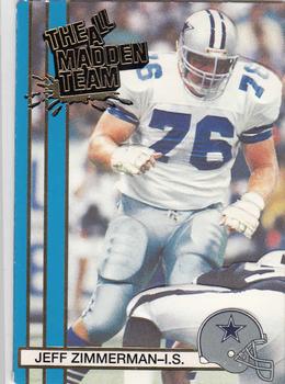 1990 Action Packed All-Madden #23 Jeff Zimmerman Front