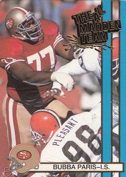 1990 Action Packed All-Madden #31 Bubba Paris Front