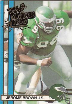 1990 Action Packed All-Madden #40 Jerome Brown Front