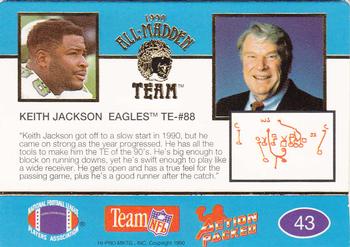 1990 Action Packed All-Madden #43 Keith Jackson Back