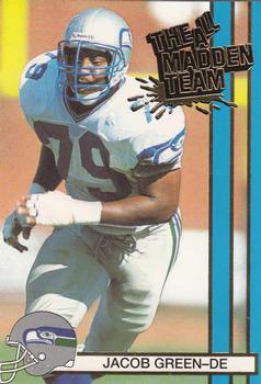 1990 Action Packed All-Madden #50 Jacob Green Front