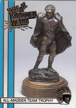 1990 Action Packed All-Madden #58 All-Madden Team Trophy Front